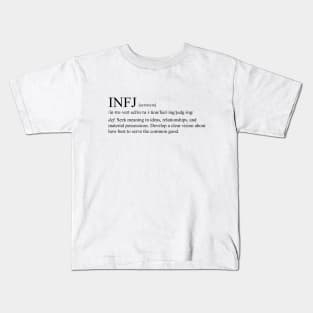 INFJ Personality (Dictionary Style) Light Kids T-Shirt